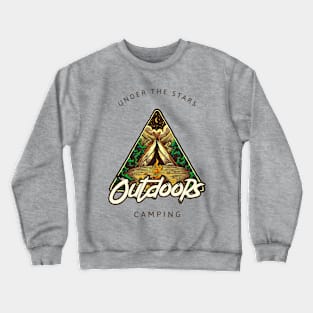 Camping Under The Stars Campfire Crewneck Sweatshirt